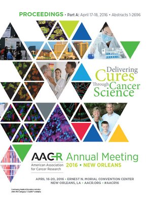 cover image of AACR 2016
